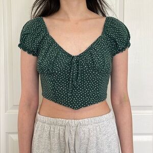 Pacsun L.A. Hearts Green Top